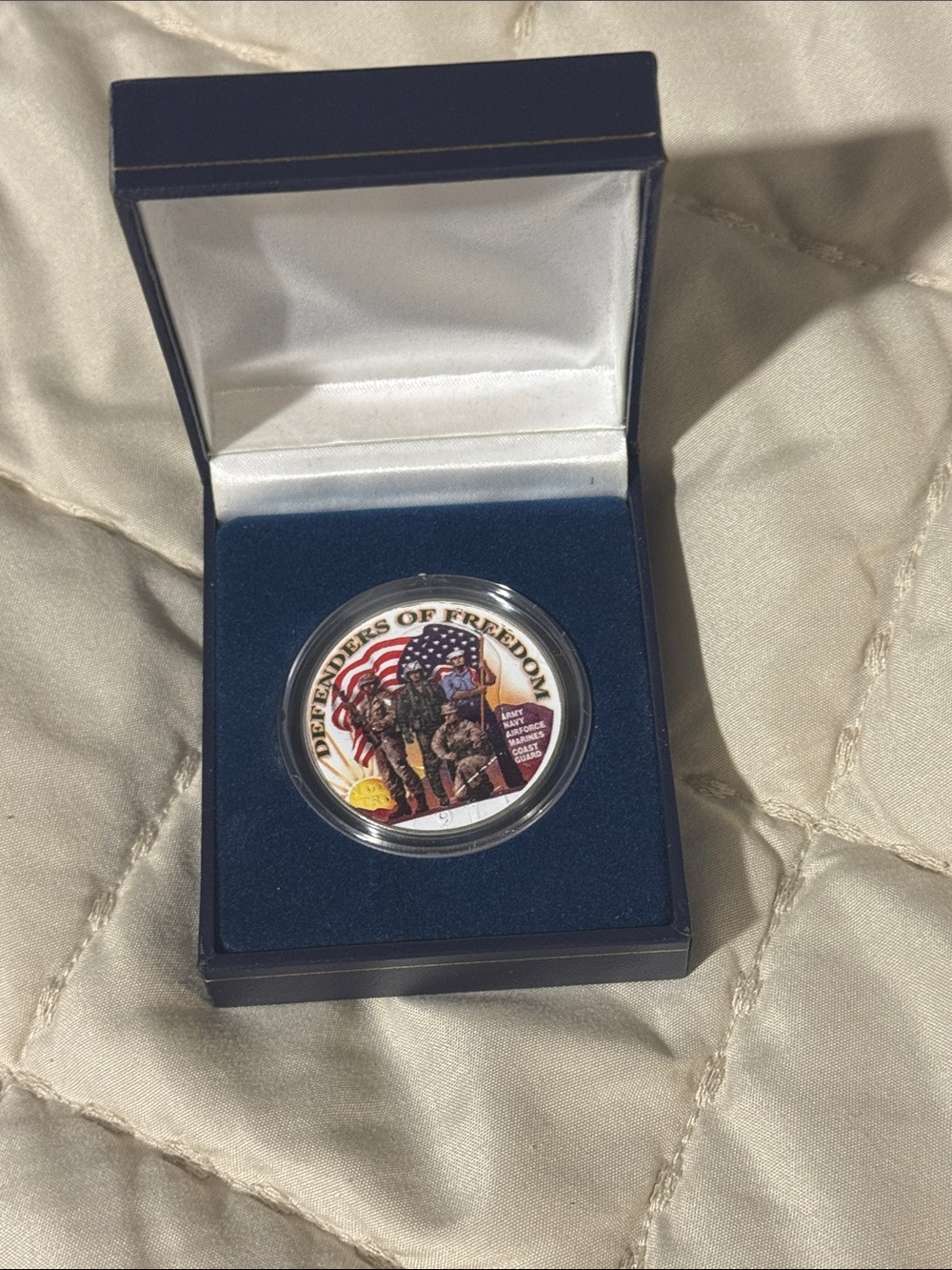 Defenders of Freedom Commemorative Coin in Presentation Box